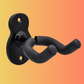 MW Guitar Wall Mounted Hanger - Black (Suitable for All Guitars, Bass, Banjos etc)