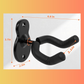 MW Guitar Wall Mounted Hanger - Black (Suitable for All Guitars, Bass, Banjos etc)