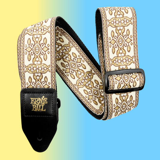 Ernie Ball Classic Jacquard Guitar/Bass Strap - Golden Tapestry (New)