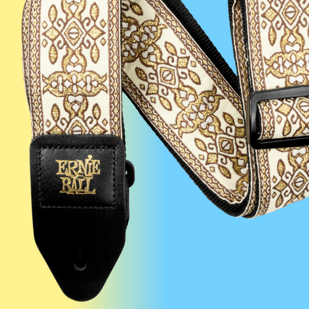 Ernie Ball Classic Jacquard Guitar/Bass Strap - Golden Tapestry (New)