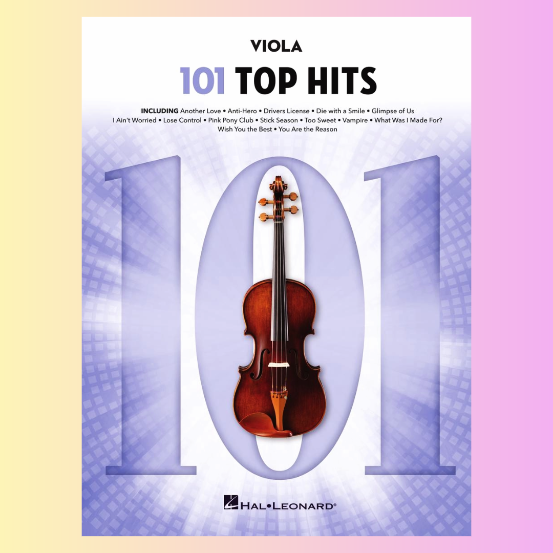 101 Top Hits For Viola Songbook (New 2025 Release)
