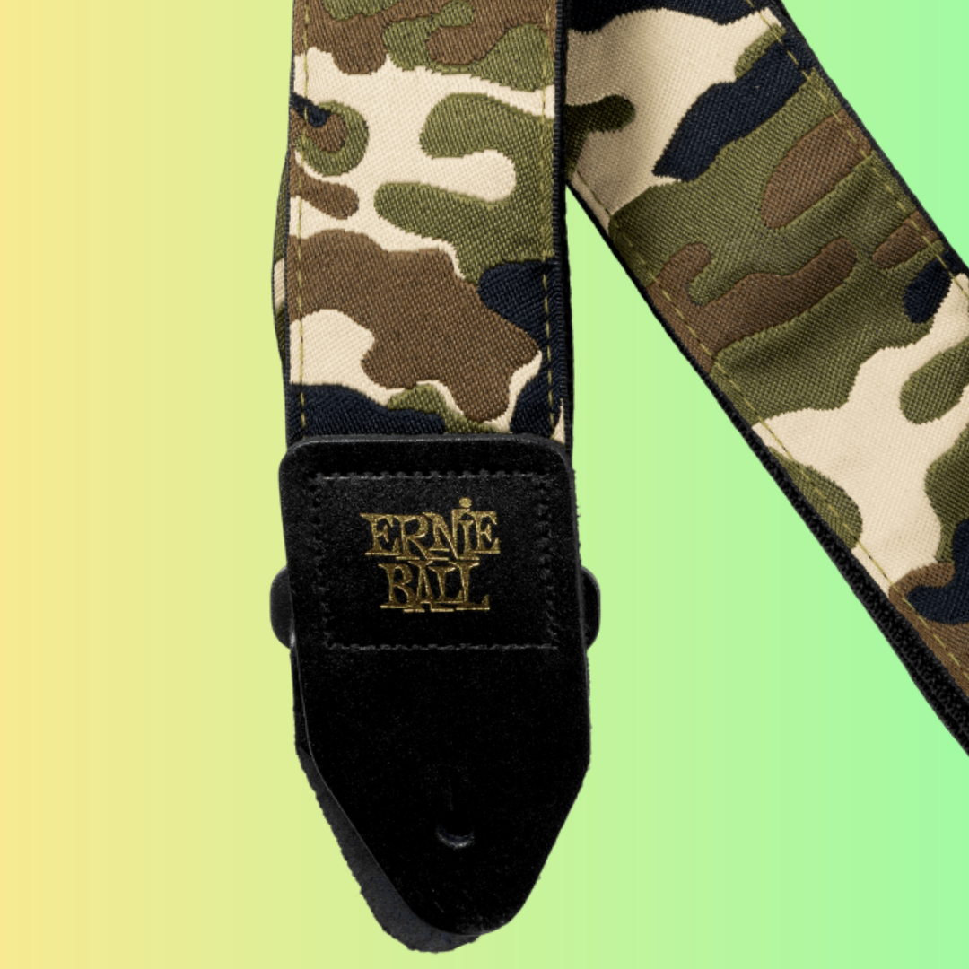 Ernie Ball Classic Jacquard Guitar/Bass Strap - Vintage Camo (New)