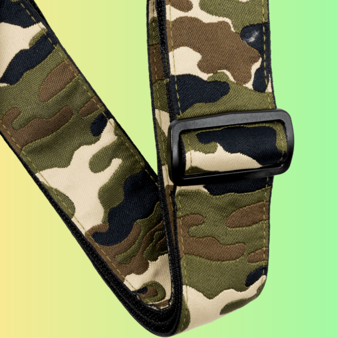 Ernie Ball Classic Jacquard Guitar/Bass Strap - Vintage Camo (New)