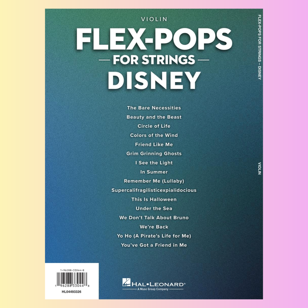Flex-Pops for Strings Disney - Violin Book (Arranged as Trios, Duets and Solos)