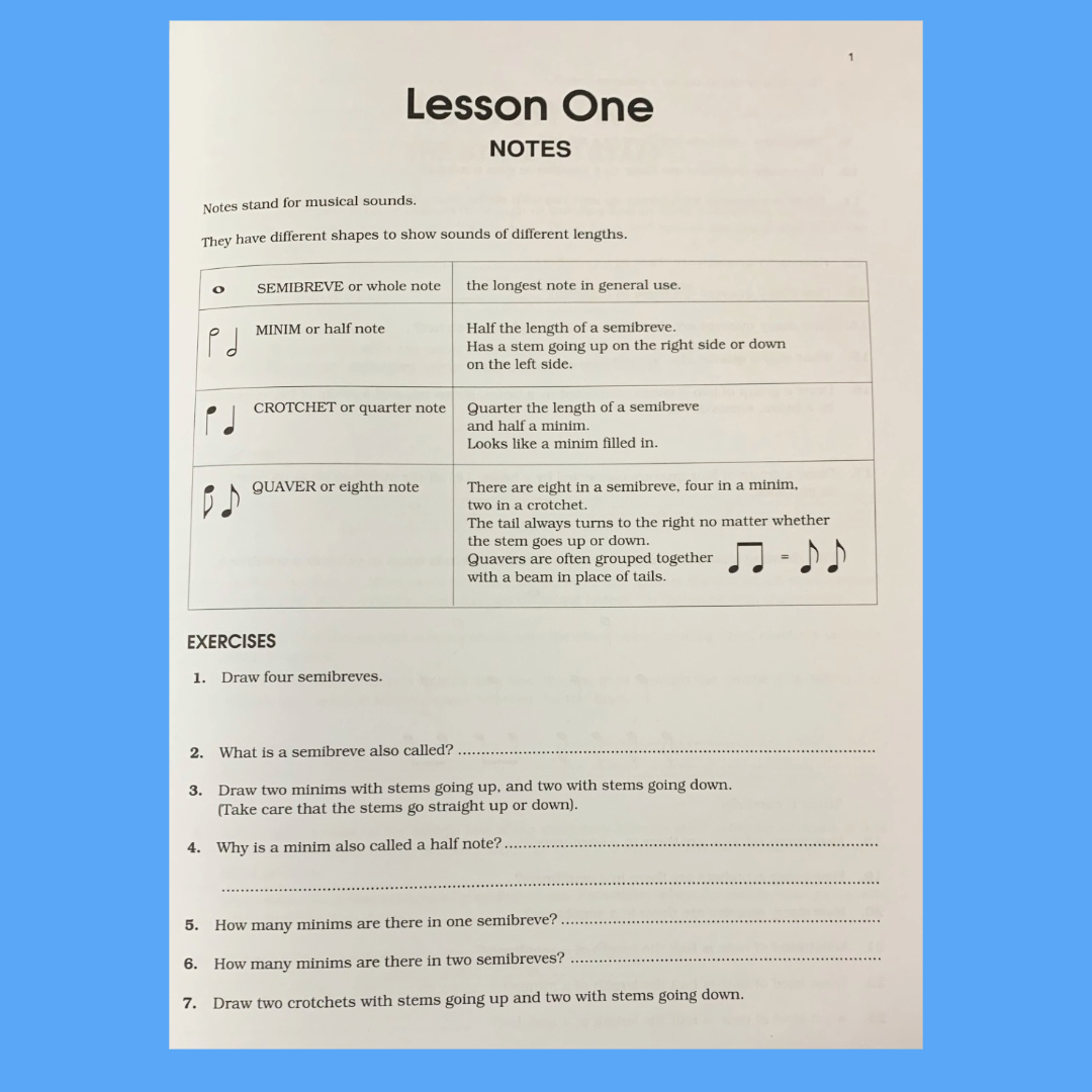 Master Your Theory - Grade 1 Yellow Book MYT (Revised Edition)