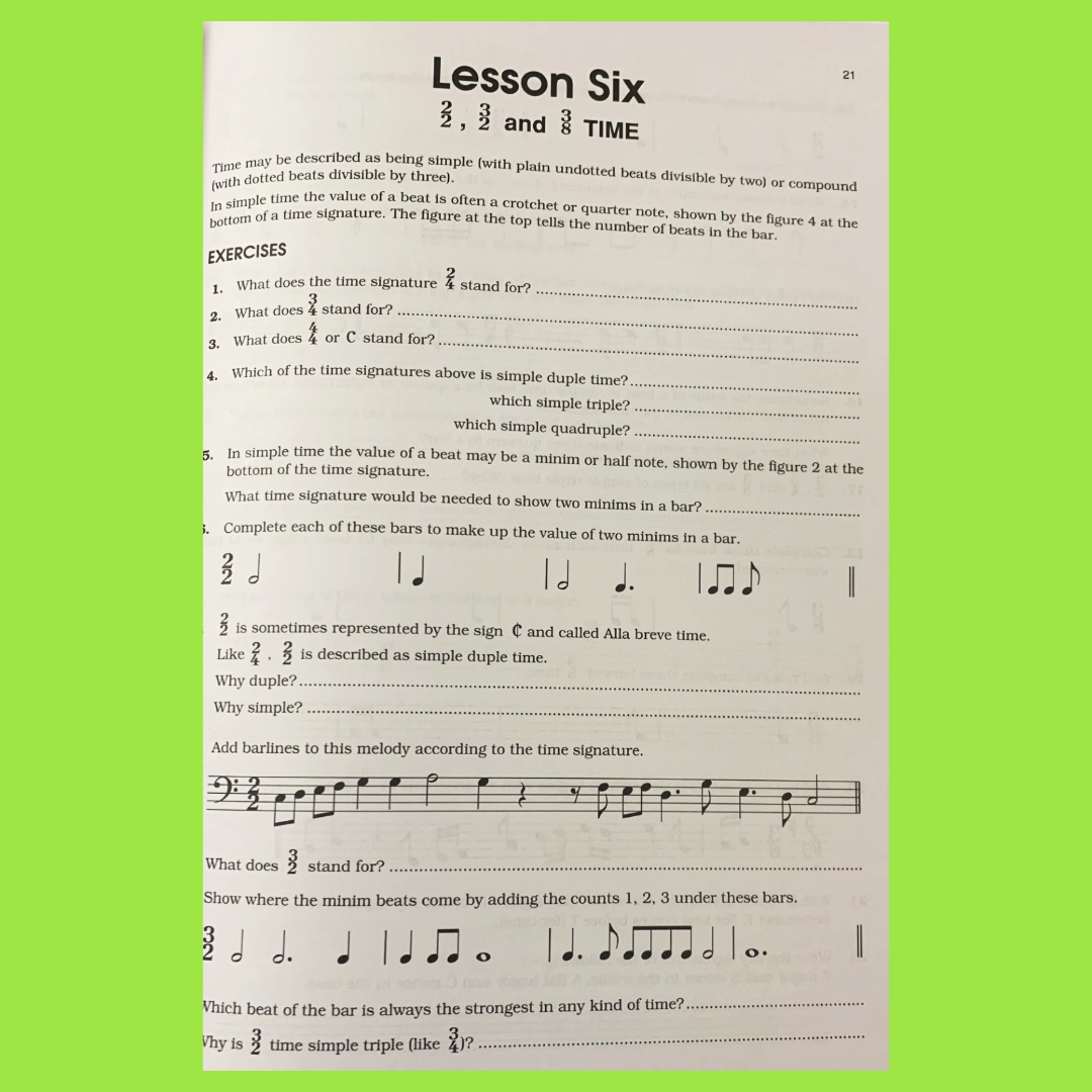 Master Your Theory - Grade 3 Purple Book MYT (Revised Edition)