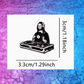 Mona Lisa DJ Enamel Pin - 3.0cm x 3.3cm