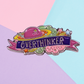 Overthinker Enamel Pin -3.4cm x 1.5cm