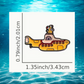Yellow Submarine Enamel Pin -3.41cm x 2.1cm