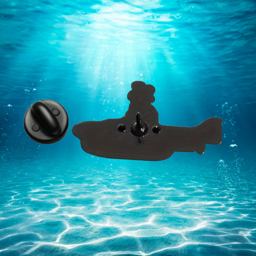 Yellow Submarine Enamel Pin -3.41cm x 2.1cm