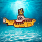 Yellow Submarine Enamel Pin -3.41cm x 2.1cm