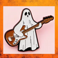 Ghost in the Low End - Bass Guitar Enamel Pin - 3.7cm x 3.0cm
