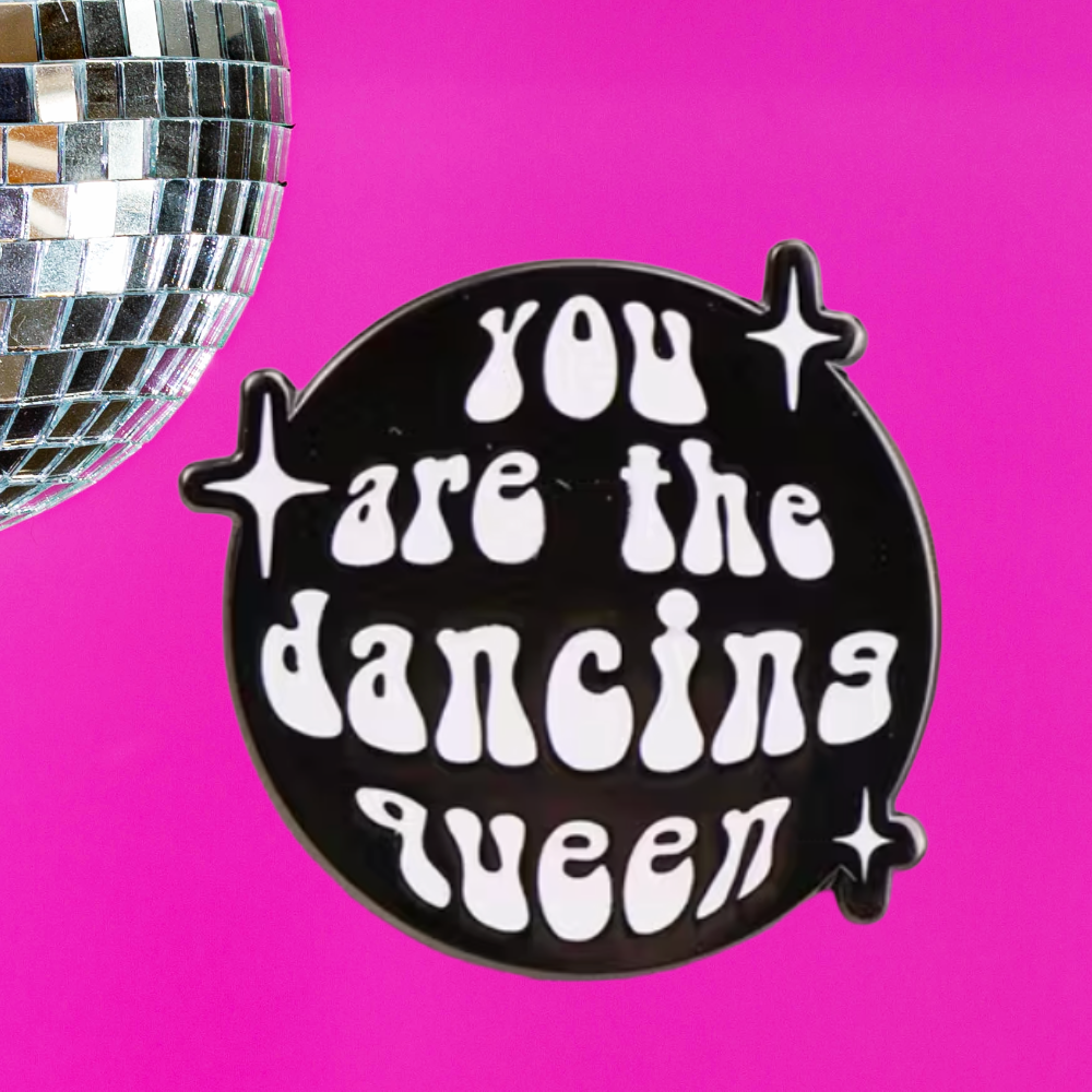 Dancing Queen - Disco Ball Enamel Pin - 3.0cm x 3.0cm