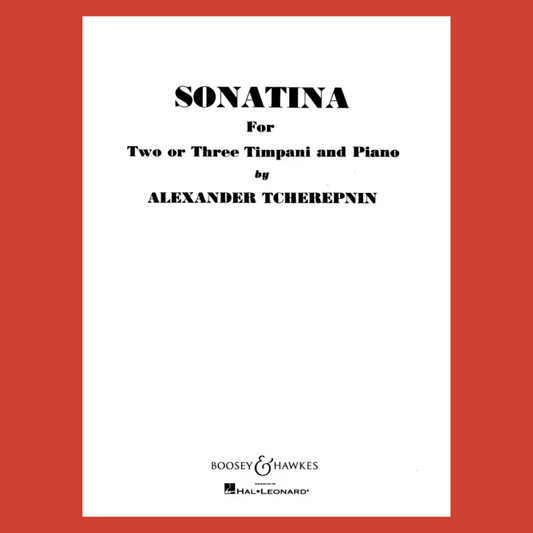 Alexander Tcherepnin - Sonatina For Two Or Three Timpani And Piano Book