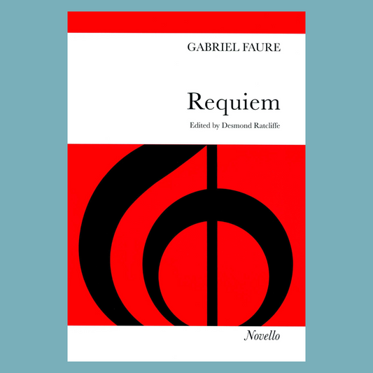 Gabriel Faure - Requiem Op 48 SATB Vocal Score Book