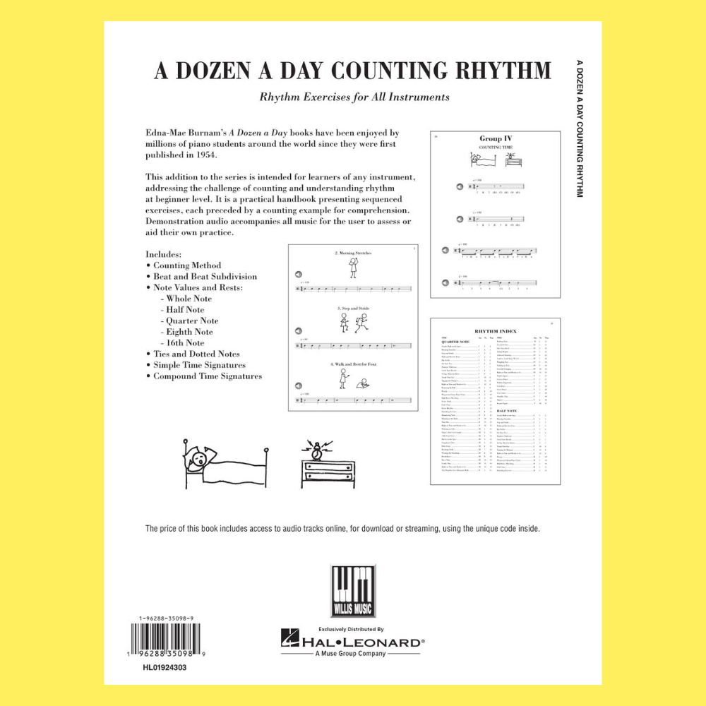 A Dozen A Day - Counting Rhythm For All Instruments Book/Ola