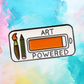 Art Powered - Enamel Pin - 1.5cm x 3.0cm