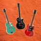 Red SG Style Guitar Enamel Pin (1.5cm x 3.9cm)