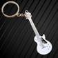 Guitar Shaped Keyring Green - (13cm)