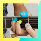 Silicone Guitar/Instrument Finger Protectors  (5 Piece)- For Beginners and Sensitive Hands