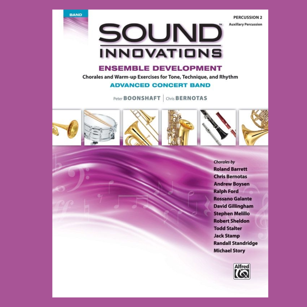 Sound Innovations - Ensemble Development Advanced Band Percussion 2 Book