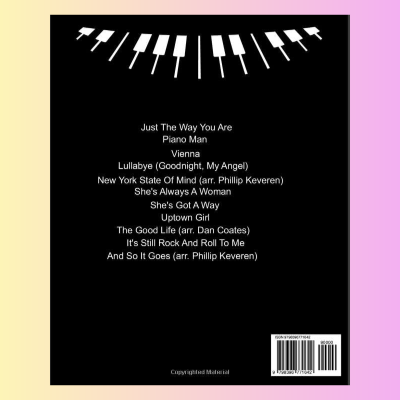 Billy Joel Easy Piano Hits Book (11 Hit Songs)
