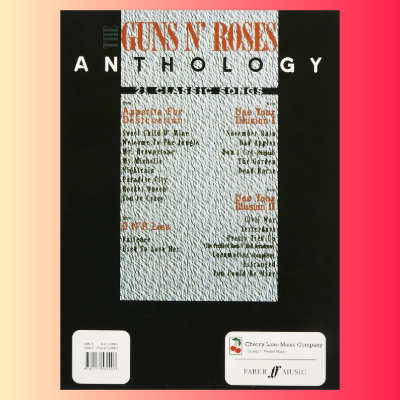 Guns N Roses Anthology Guitar Tab Book - Play All the Hits