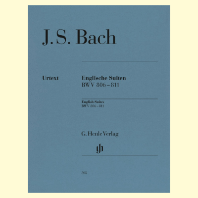JS Bach - English Suites BWV 806-811 Piano Book (Urtext Edition)