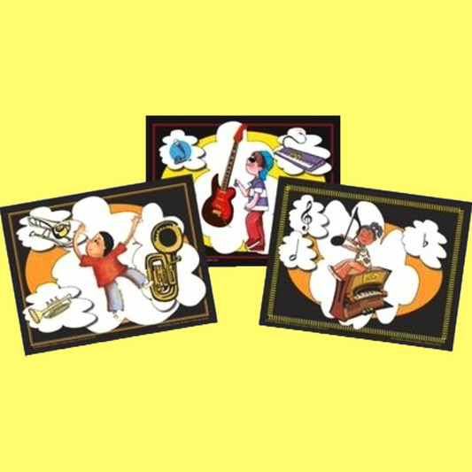 Border Builders - Discover Music (8 Musical Classroom Posters)