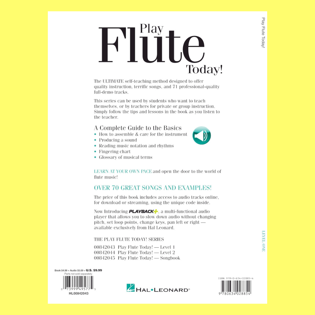 Play Flute Today - Level 1 Book/Cd