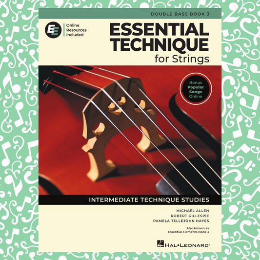 Essential Technique For Strings Double Bass Book 3 (Book/Olm) - New Edition Release 2025
