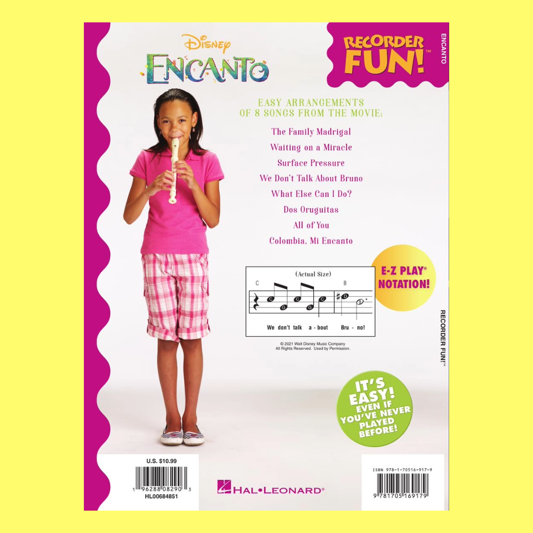 Encanto For Recorder Book