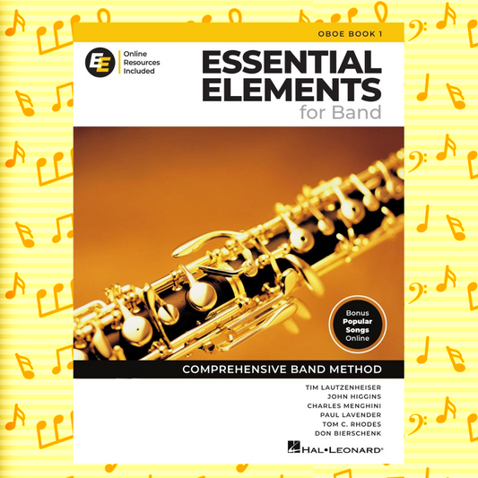 Essential Elements For Band Oboe Book 1 (Book/Olm) - New Edition Release 2025