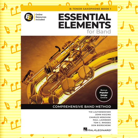 Essential Elements For Band Tenor Saxophone Book 1 (Book/Olm) - New Edition Release 2025