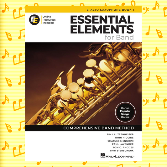 Essential Elements For Band Alto Saxophone Book 1 (Book/Olm) - New Edition Release 2025