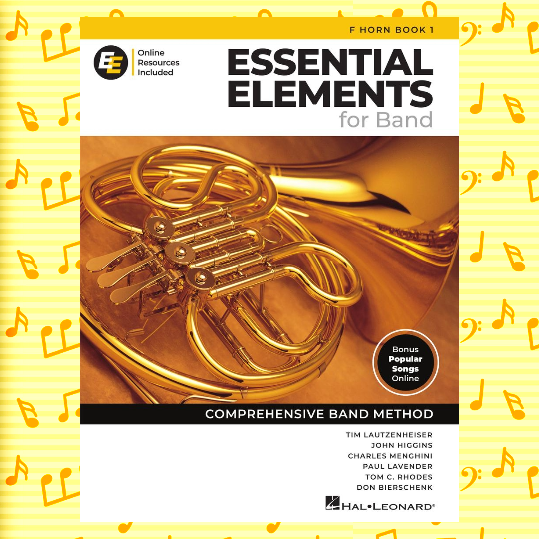 Essential Elements For Band French Horn Book 1 (Book/Olm) - New Edition Release 2025