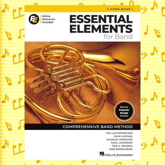 Essential Elements For Band French Horn Book 1 (Book/Olm) - New Edition Release 2025