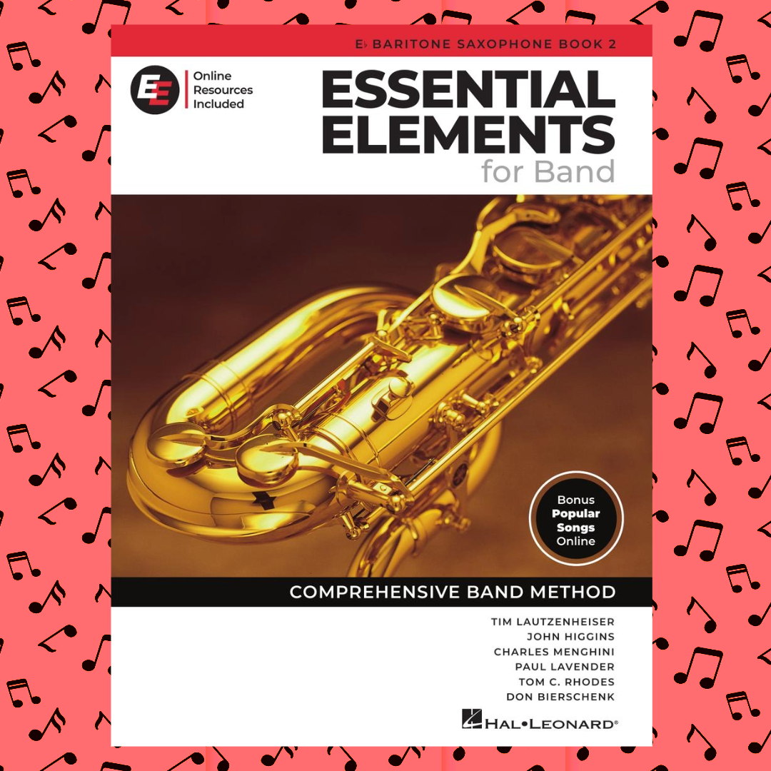 Essential Elements For Band Baritone Saxophone Book 2 (Book/Olm) New Edition Release 2025