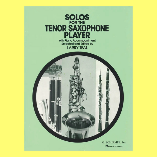 Solos For The Tenor Saxophone Player with Piano Accompaniment Book