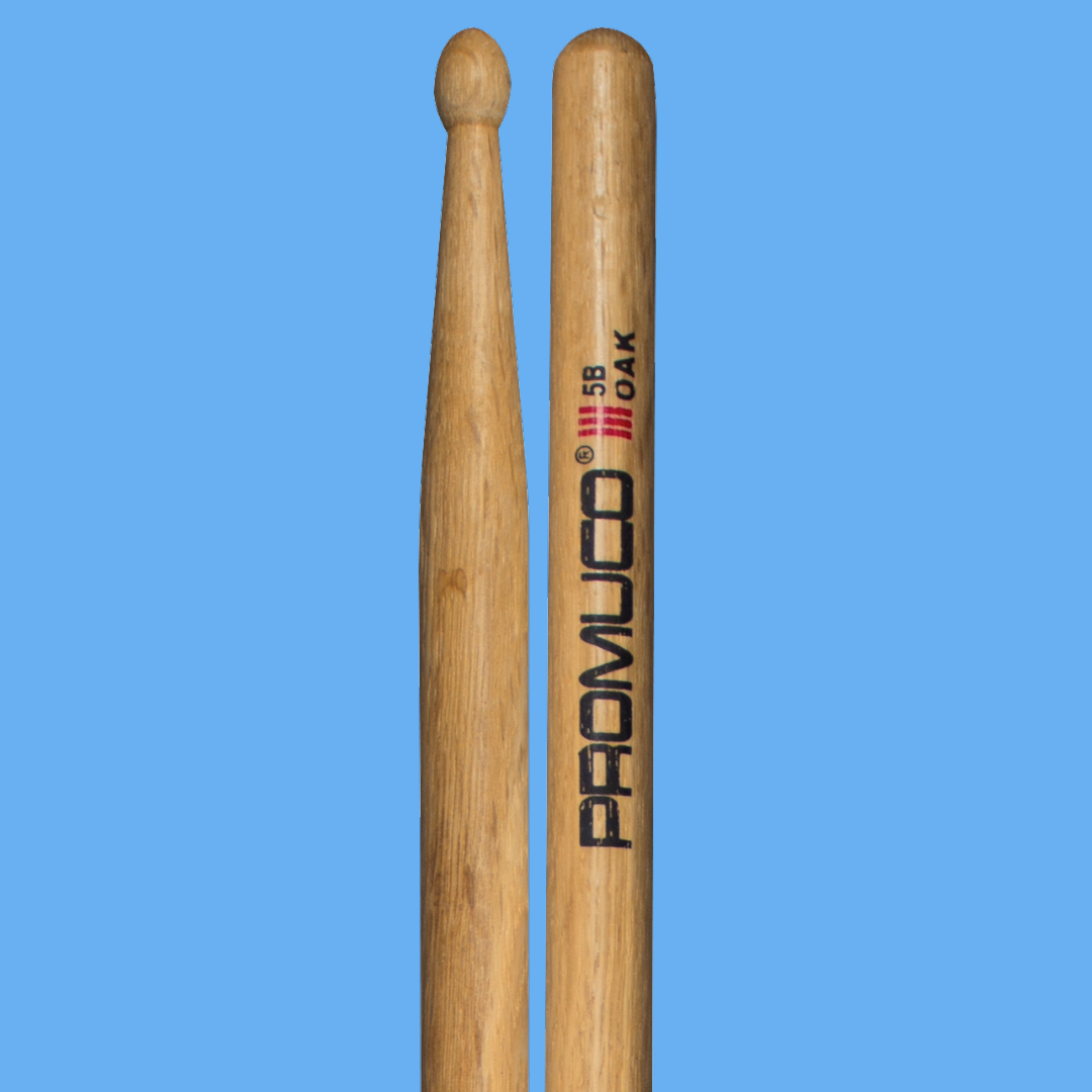 Promuco 18035B Oak 5B Wood Tip Drumsticks