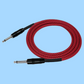 Kirlin IWC201BY 20ft Red Entry Woven Guitar/Instrument Cable (Straight)