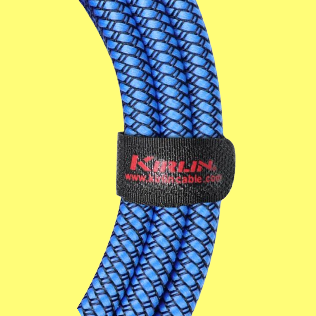 Kirlin Entry Woven Blue 20ft XLR - XLR Microphone Cable