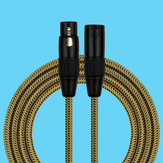 Kirlin Entry Woven Tweed 20ft XLR Microphone Cable