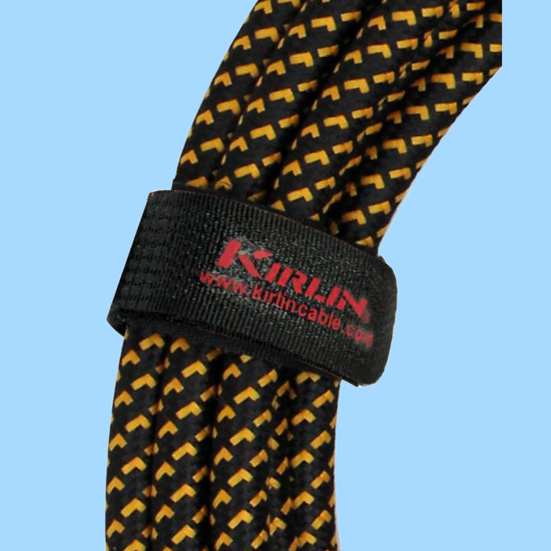 Kirlin IWC201BY 10ft Tweed Entry Woven Guitar/Instrument Cable (Straight)