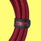 Kirlin Entry Woven Red 20ft XLR Microphone Cable