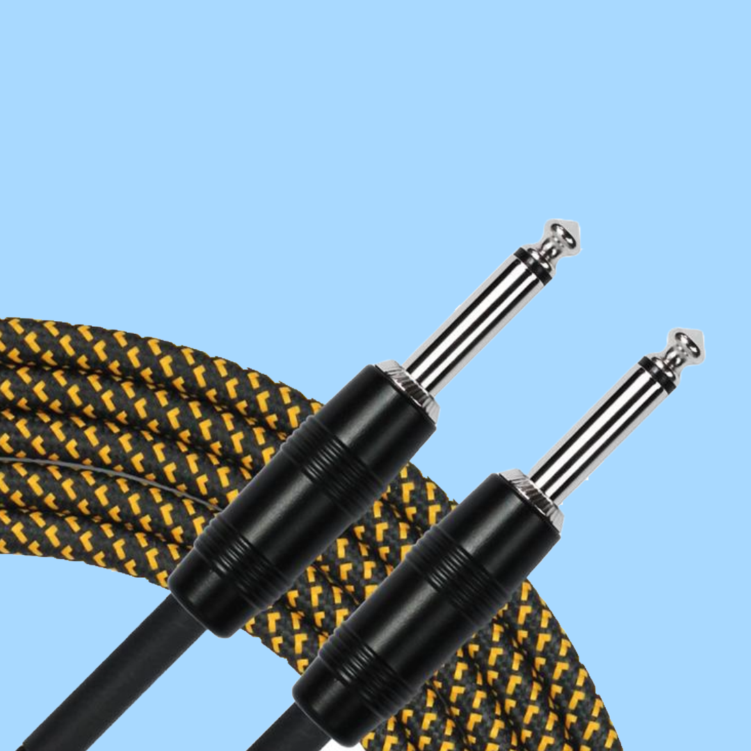 Kirlin IWC201BY 10ft Tweed Entry Woven Instrument Cable (Straight)