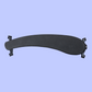 Hidersine Shawbury Black Viola Shoulder Rest - Size 4/4