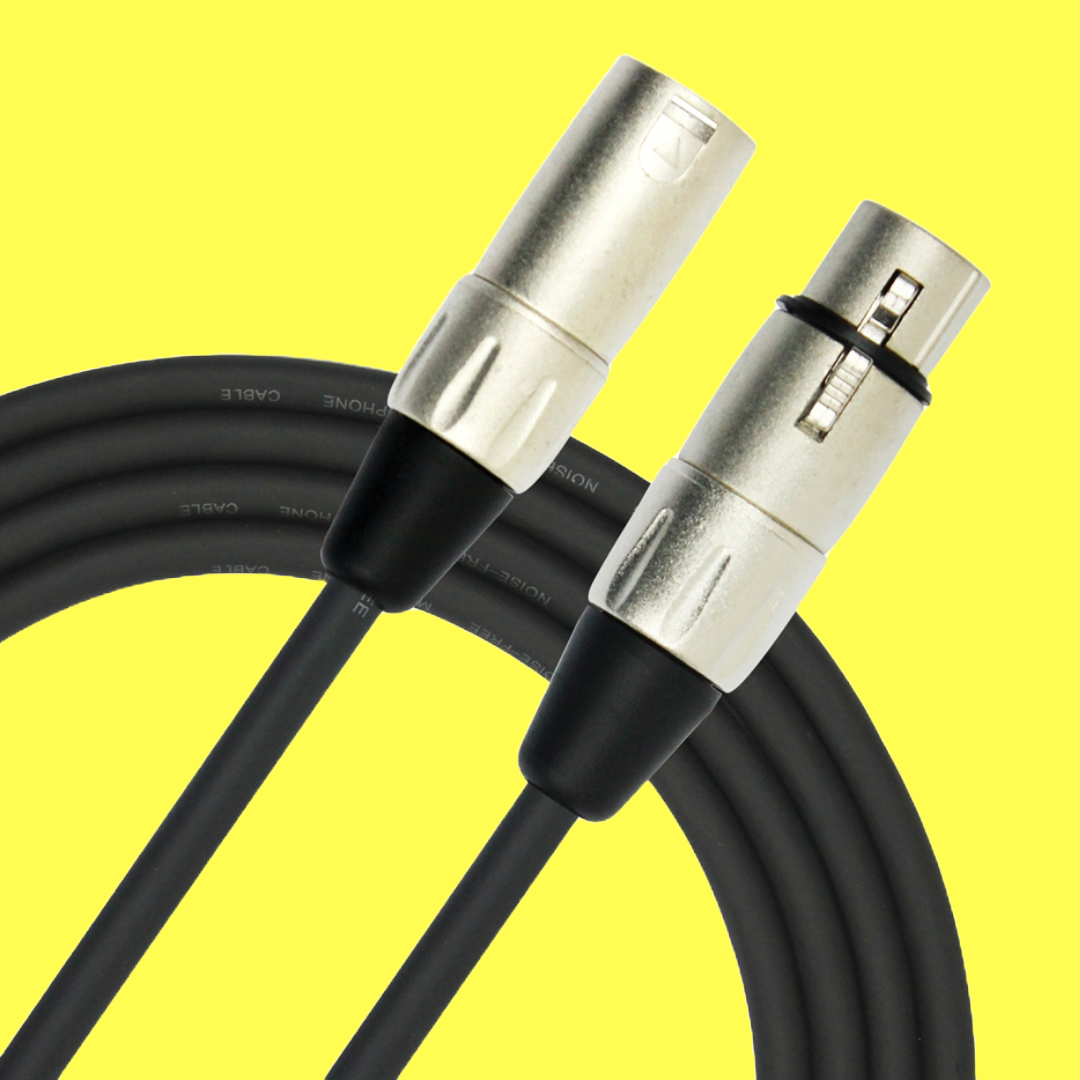 Kirlin KMP480-10 - 10ft/3 Metre (XLR Male- XLR Female) Microphone Cable