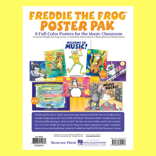 Freddie The Frog Poster Pak - 8 Full Colour Posters