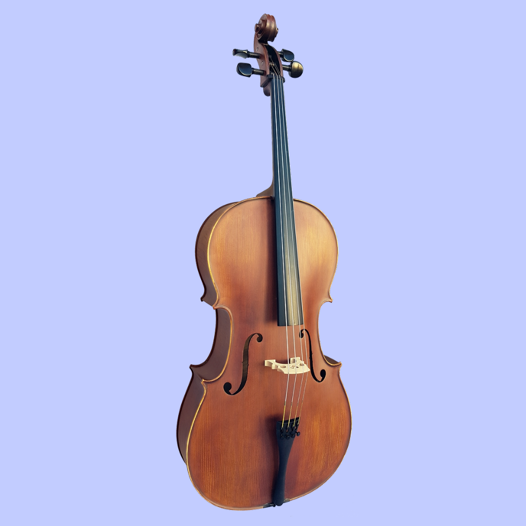 Vivo Elite Cello 4/4 Outfit with Case & Bow